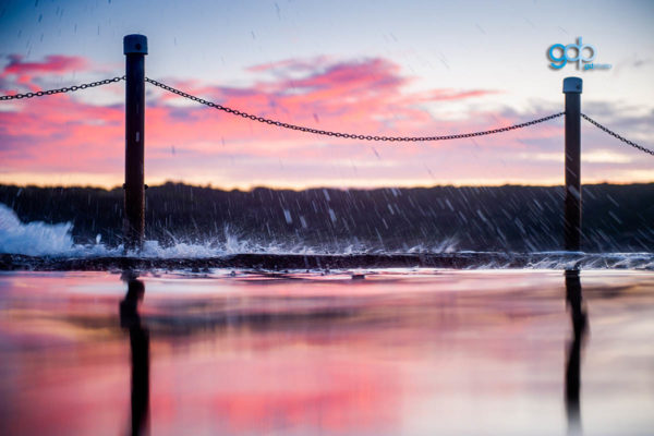 Pink splash